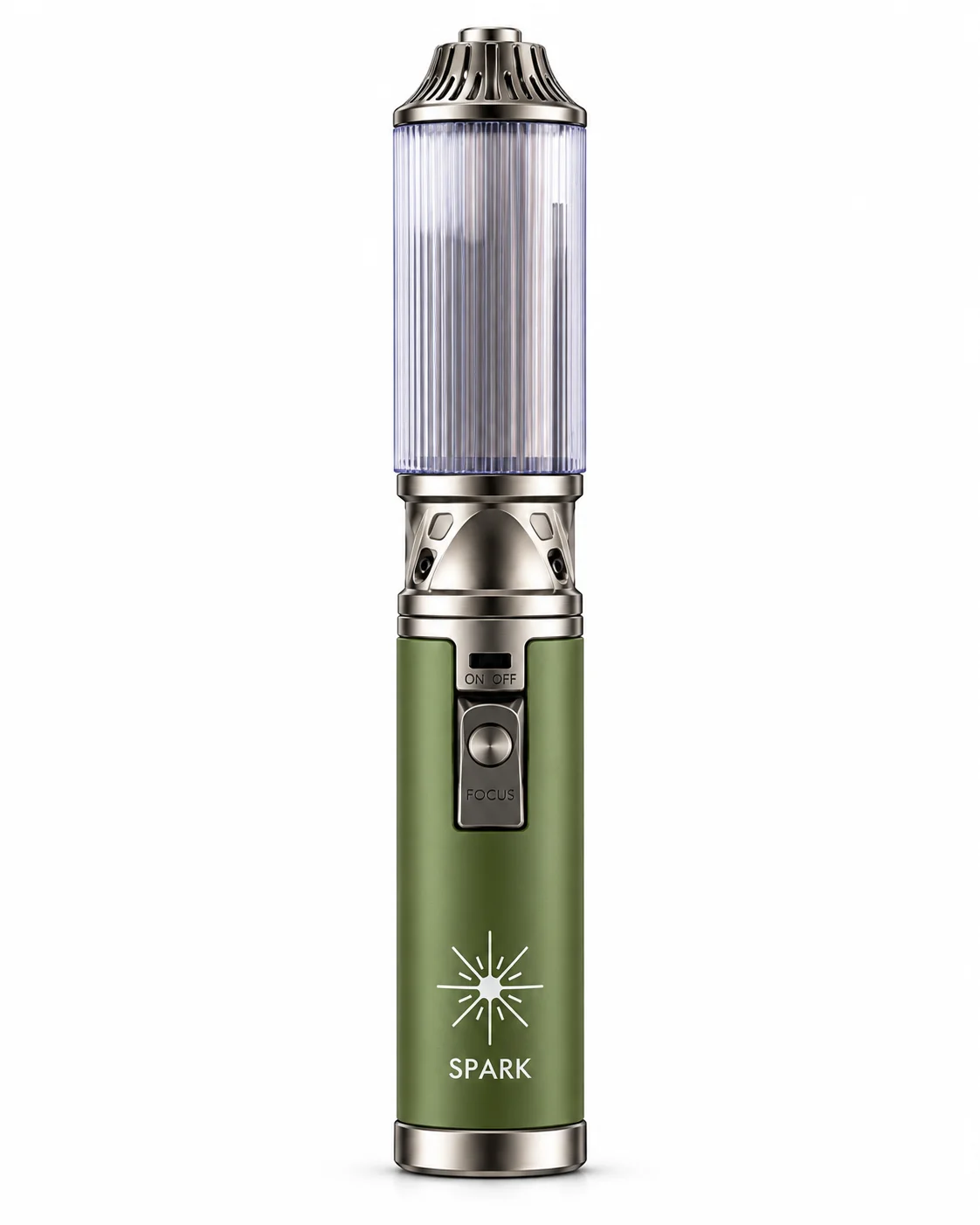 SPARK handheld cold spark fountain in army green